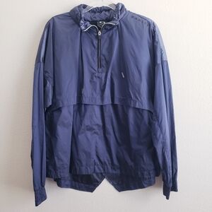 Oakley Blue Quarter Zip Windbreaker Proformance Fit Jacket